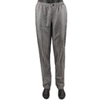 Dolce & Gabbana à Fleurs Imprimé Soie Pyjama Pantalon Gris Pantalon 4 48 M 13415