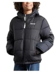 Levi's Lvb Core Puffer Veste, Noir, 4 Ans Garçon