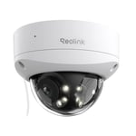 Reolink 16MP UHD 180° Pan Cam Sécu PoE Double Objectif, Suivi Mouvements, Vision Nocturne Couleur, Spots, Détect. Intell. et Alertes, Audio 2 Voies, IK10 Anti-Vandal, IP67 Anti Intempéries, Duo 3V PoE