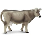 Safari Ltd. Figurine Vache Suisse Brune - Modèle Réaliste de 13cm - Jouets Éducatifs pour Garçons, Filles & Enfants de 3 Ans et Plus