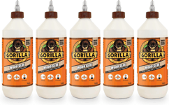 5x Gorilla Wood Glue Indoor Outdoor Water Resistant Strong Bond Adhesive 1L