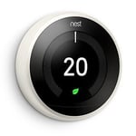 Nest Learning Thermostat, 3ème génération, blanc, - T3020GB