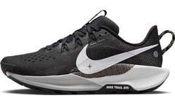 Nike Women's ReactX Pegasus Trail 5 Sneaker, Black White Anthracite Wolf Grey, 8.5 UK