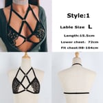 Sexy Bandage Bra Belt Lingerie Cage Harness Style1 L