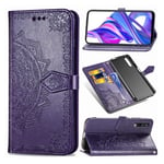 Honor Mandala 9X / Pro Flip kotelot - Violetti