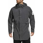 adidas MyShelter Wind.RDY Mens Parka Jacket Grey Hooded Outdoor Walking Coat