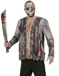 Jason Voorhees Kostyme til Mann - Friday The 13th Licensierad