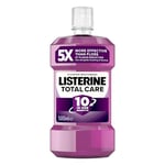 Listerine Total Care Antibacterial Mouthwash (500ml), Caring and Cleansing Mouthwash with 10-in-1 Benefits, Clean Mint-Flavoured Mouthwash to Freshen Breath