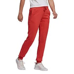 Adidas GM5618 W Lin FT C PT Sport Trousers Womens Crew Red/Hazy Rose L