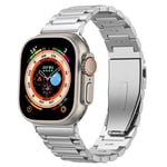 Apple Watch SE 40mm Snyggt armband i titan, silver