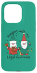 Coque pour iPhone 15 Pro Se détendre avec mes nains juridiques - Xmas Gnome