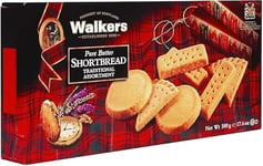 Walker's Shortbread Assortment, Traditional Pure Butter Scottish Recipe, 500g (Pack of 6)