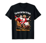 Jesus And Santa Claus The Boys Are Back In A Town ltsp T-Shirt