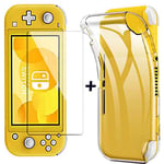 Coque pour Nintendo Switch Lite 5.5" et 2 Verres Trempé - Protection Silicone Souple Film Vitre Protection Ecran - Yuan Yuan