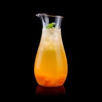 Transparent Juice Bottle Water Jug Wine Container Kettle Carafe for Bar 700cc