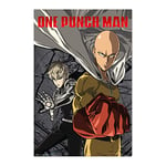 Grupo Erik - Poster One Punch Man Saitama & Genos - Deco Maison, Decoration Murale, Affiche Décorative