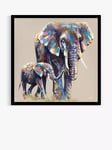 John Lewis Louise Luton 'Mama & Baby' Framed Print, 84.5 x 84.5cm, Multi