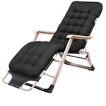 AWJ Zero Gravity Chair Patio Folding Lawn Lounge Chairs Outdoor Lounge Gravity Chair Camp Reclining Lounge Chair with Cotton Pad and Pillow