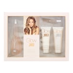 Jennifer Lopez Womens Glow 4 Piece Gift Set: Eau De Toilette 100ml - Body Lotion 75ml - Shower Gel - Rollerball Eau De - Orange - One Size