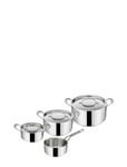 Jamie Oliver Cook's Classics Ss Sæt 7 Dele Home Kitchen Pots & Pans Saucepan Sets Silver Jamie Oliver Tefal