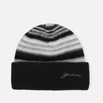 Ganni Striped Soft Intarsia Knit Beanie