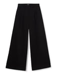 Pinko Women's Robotech Lava Cotton Trousers Pants, Z99_Black Limousine, UK M