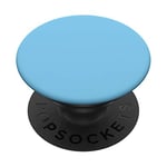 Cell Phone Button Holder Pop Out Knob Light Blue Color Plain PopSockets PopGrip: Swappable Grip for Phones & Tablets