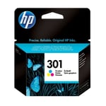 2x Original HP 301 Colour Ink Cartridges For OfficeJet 2620 Inkjet Printer