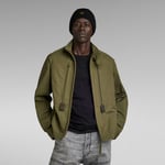 G Star Raw Mens G-Star RAW Flight Deck Overshirt - Green Cotton - Size X-Large