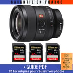 Sony FE 24mm f/1.4 GM + 3 SanDisk 32GB UHS-II 300 MB/s + Guide PDF ""20 TECHNIQUES POUR RÉUSSIR VOS PHOTOS