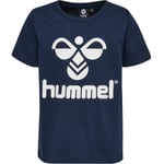 Hummel Kids' hmlTRES T-Shirt Short Sleeve Black Iris, 116