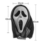 2 st Scream Mask Grimace Scream Halloween Mask Läskig Mask