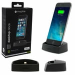 Mophie Juice Pack Dock Desktop Fast Charger for iPhone 5/5S - Black