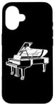 Coque pour iPhone 16 Grand piano