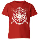 T-Shirt Enfant Emblèmes des Maisons de Poudlard - Harry Potter - Rouge - 9-10 ans