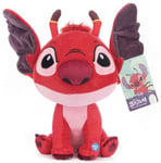 Peluche - Lilo Et Stitch - Leroy Rouge Avec Son 20cm