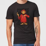 ET Phone Home Stylised T-Shirt - Black - XXL