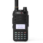 Radioddity GA-5E Talkie walkie 5W Radio Portable Longue Portée UHF/VHF Rechargeable Radio Bidirectionnelle avec écran Sync pour Activités de Plein Air, Camping