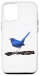 Coque pour iPhone 12/12 Pro Blue Redstart Ornithologie Observateur d'oiseaux