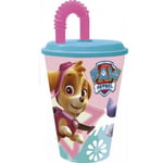 Leksaker Nickelodeon Paw Patrol SKYE Mugg med sugrör 430ml Turko