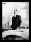 James Bond - Skyfall DB5 - Official 30 x 40cm Framed Print - Daniel Craig