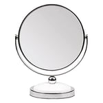 TITANIA Miroir cosmétique Rond sur Pied avec Miroir Normal et grossissement 5X 432 g