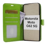 Crazy Horse Wallet Motorola Moto G62 5G (Grön)