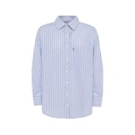 LEVIS Women's lola Shirt, Bearberry Stripe Blu, XS