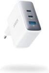 Chargeur USB C 100W, Chargeur 736 (Nano II 100 W), Chargeur Rapide Compact 3 Ports pour MacBook Pro/Air, Google Pixelbook, XPS, iPad Pro, Galaxy S22/S20, iPhone 13/Pro, etc.