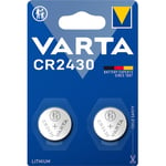 VARTA Lithium Coin knappcellsbatteri CR2430, 2-pack
