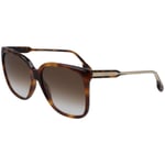 Lunettes de soleil Victoria Beckham  VB610S Lunettes de soleil, Havana/Marron, 59 mm