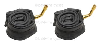 Baldwins PAIR (2) JANE Pushchair Pram Inner Tubes BENT VALVE 12"