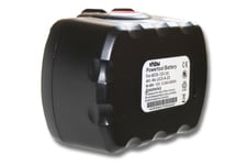 vhbw 1x Batterie compatible avec Bosch GSR 12-2, JAN-55, GSR 12-1, GSR 12V, PSR 12, PAG 12, PSB 12 VE-2 outil électrique (3000 mAh, NiMH, 12 V)