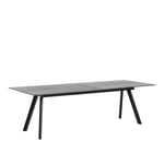 HAY - CPH30 2.0 Extendable Table Black Lacquered Oak Frame L250 X W90 X H74 Black Lacquered Oak Veneer Tabletop Black Lacquered Edge - Spisebord - Ronan & Erwan Bouroullec - Svart - Tre